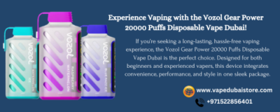 Vozol Gear Power 20000 Puffs Disposable Vape Dubai