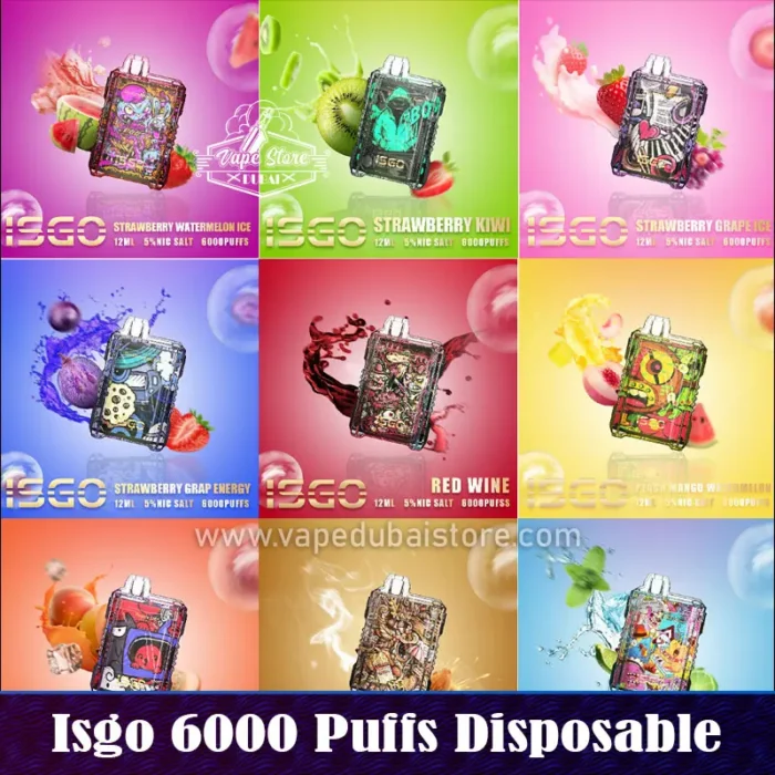 Isgo 6000 Puffs Disposable