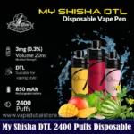 My Shisha DTL 2400 Puffs Disposable