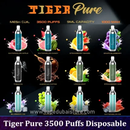 Tiger Pure 3500 Puffs Disposable