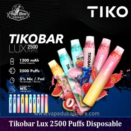 Tikobar Lux 2500 Puffs Disposable
