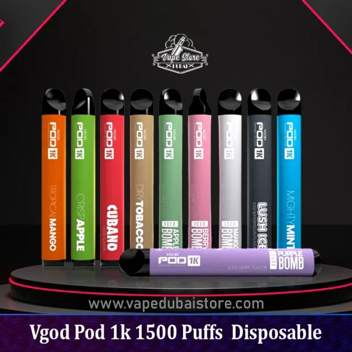 Vgod Pod 1k 1500 Puffs Disposable