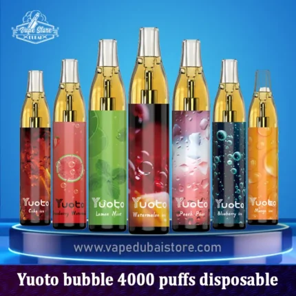yuoto bubble 4000 puffs disposable