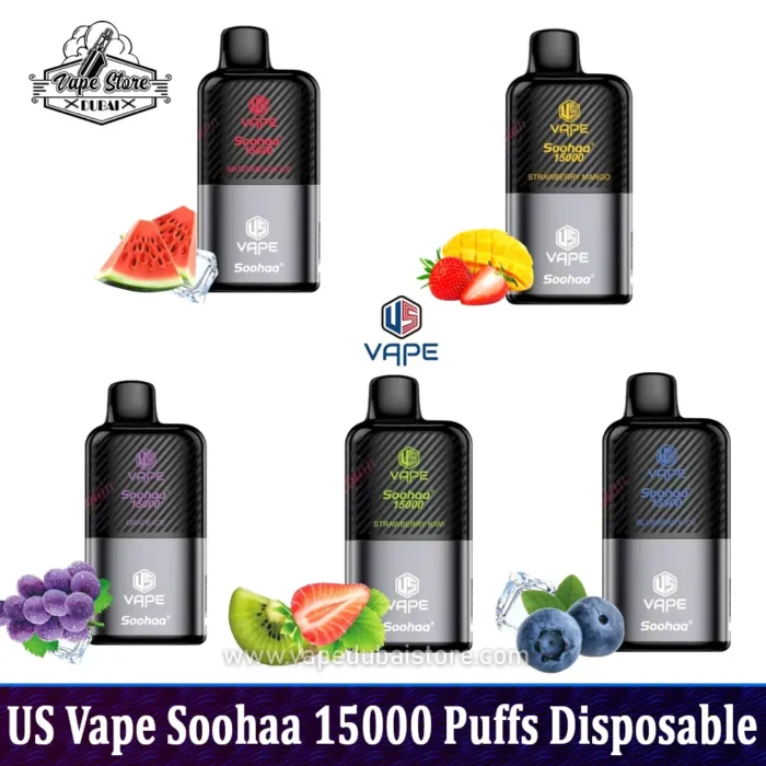 US Vape Soohaa 15000 Puffs Disposable Vape In UAE