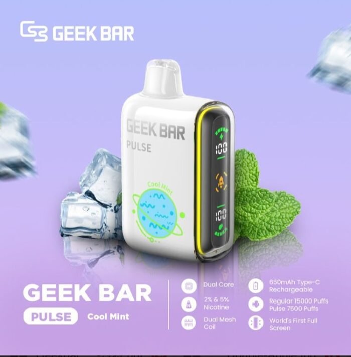 geek bar 15000 puffs cool mint