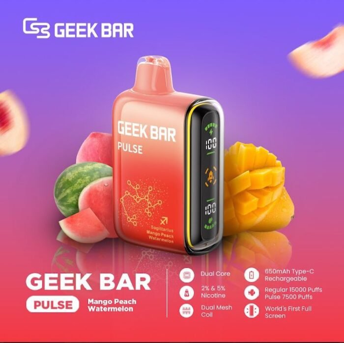 geek bar mango peach watermelon